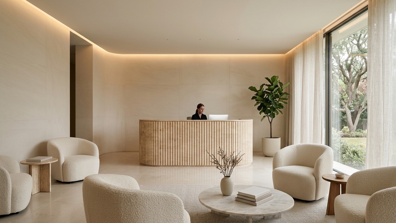 Recepción y sala de espera